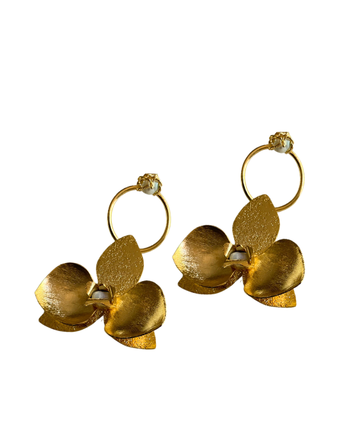 Arete orquídea blanca